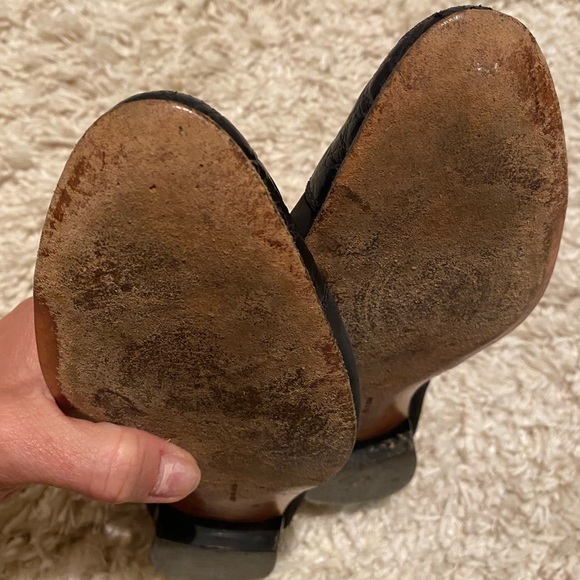 Salvatore Ferragamo black flats size 9 - Vintage - Picture 5 of 12